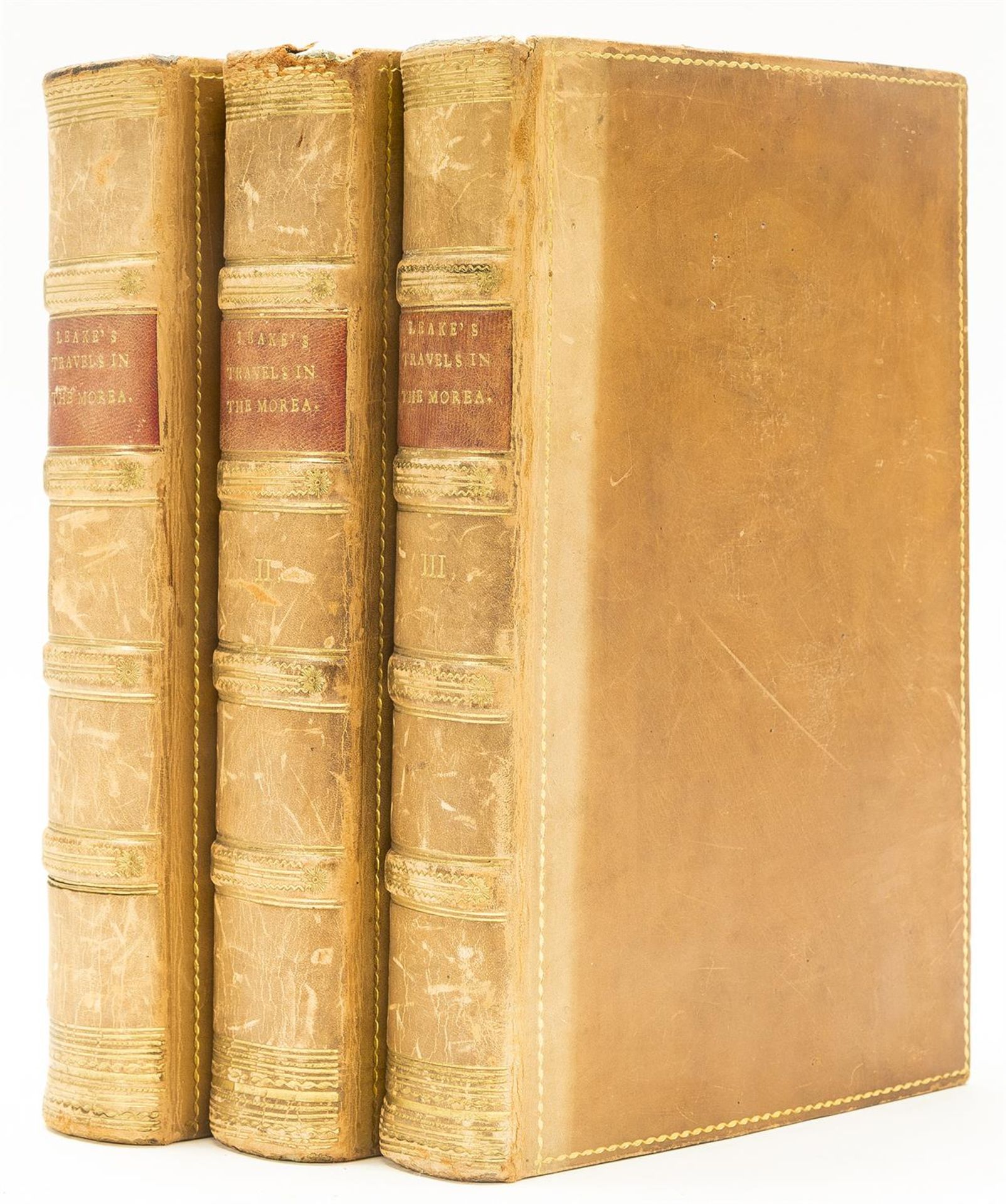 Europe Leake William Martin Travels in the Morea 3 vol first edition 1830 and 2 others 5