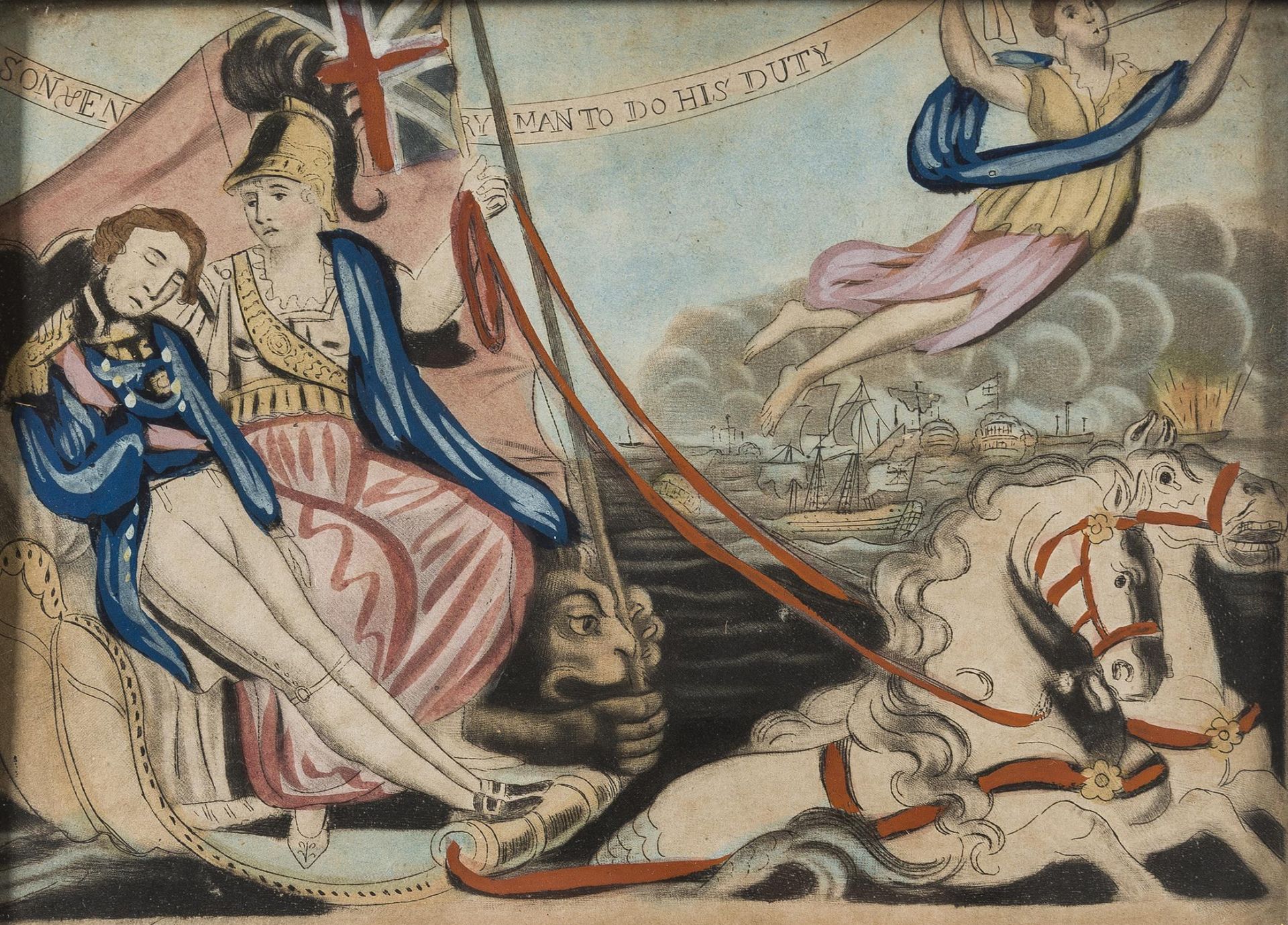 Trafalgar Britannia bringing her Dead Hero to Britannias Shore J Hinton c... - Bild 2 aus 2