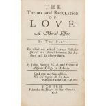 Norris (John) The Theory and Regulation of Love. A Moral Essay, first edition, Oxford, printed at …