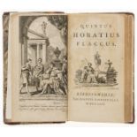 Horatius Flaccus (Quintus) [Opera], Birmingham, John Baskerville, 1762 & others (16)
