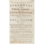 Johnson (Richard) Grammatical Commentaries being an Apparatus to a New Grammar, first edition, for …