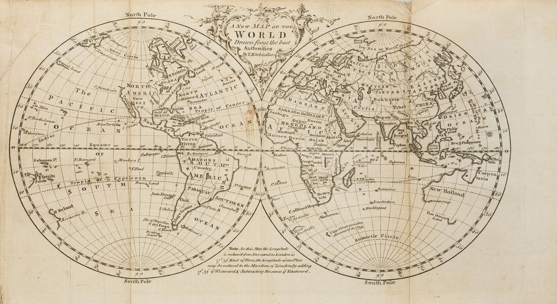 Kitchen (Thomas).- Salmon (William) The Modern Gazetteer: or a Short View of the Several Nations …