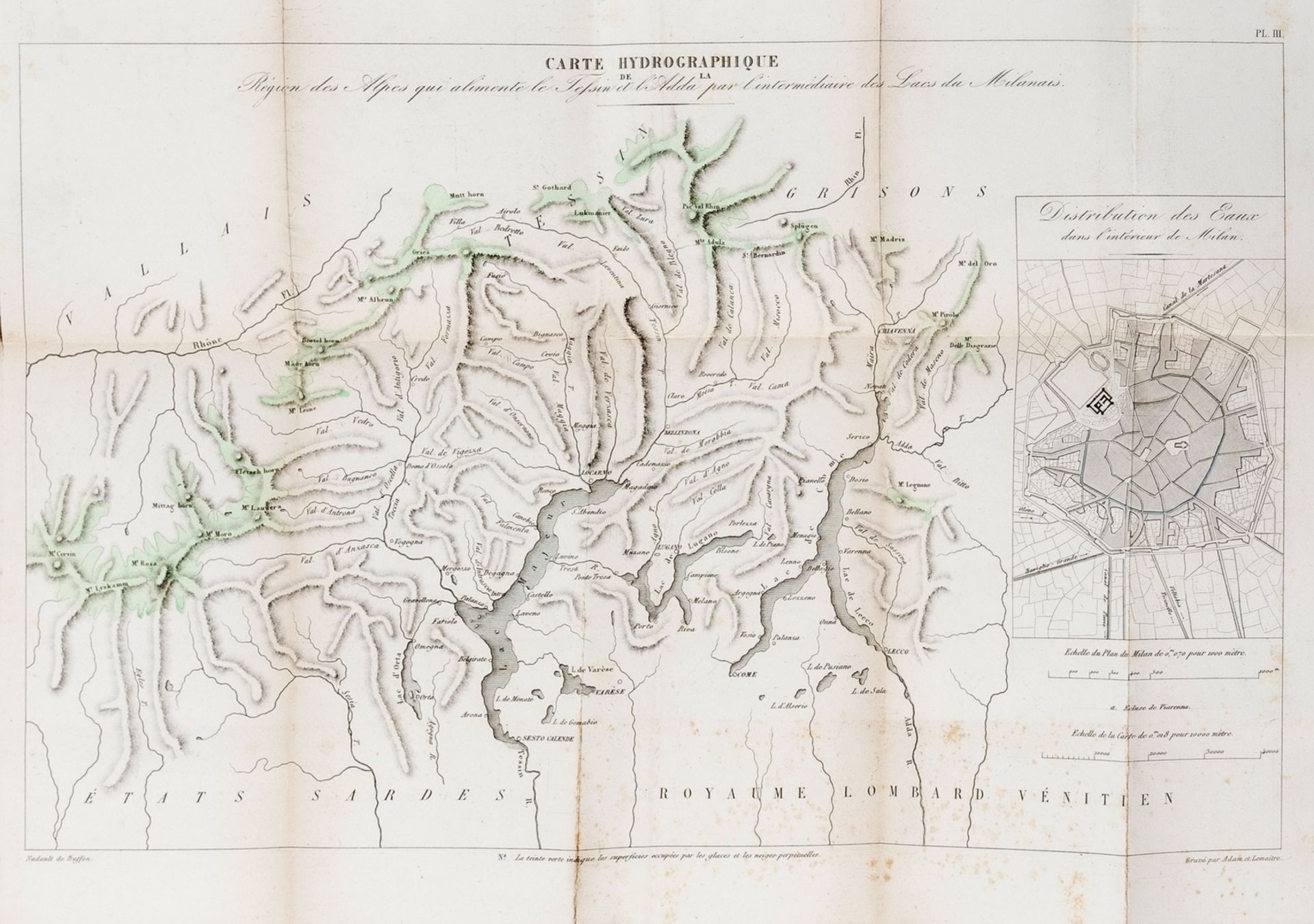 Hydrology.- Nadault de Buffon (B.) Des Canaux d'Irrigation de l'Italie septentrionale, envisages …