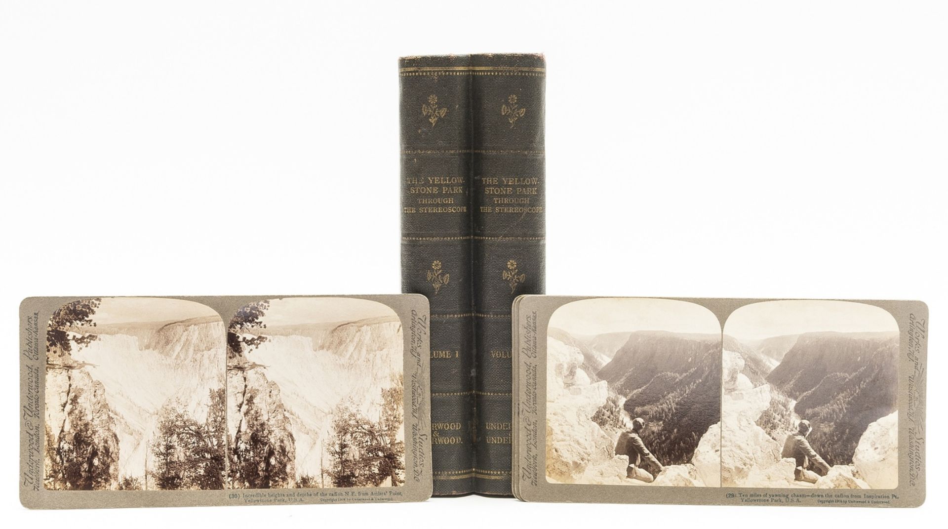 America.- The Yellowstone Park though the Stereoscope, New York, Underwood & Underwood, 1902.