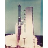 Rockets.- , A good group of Titan and other rockets on the launch pad and at lift-off, 1961, …