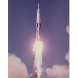 Apollo - Saturn 201.- Lift-off: launch of the uncrewed suborbital flight to test the new Saturn …