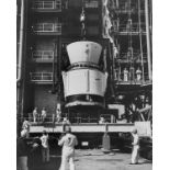 Assembly of the Titan III-C rocket, c.1965, together 3 vintage gelatin silver prints (3).