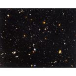 Hubble Space Telescope.- Ultra-deep field constructed from 11 days of observations, 2004, printed …