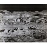 Lunar Orbiter 2.- An oblique view into Copernicus Crater, 24 Nov. 1966, vintage gelatin silver …