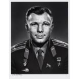 Karsh (Yousuf) Portrait of Yuri Gagarin, c.1965, printed later, vintage gelatin silver print …
