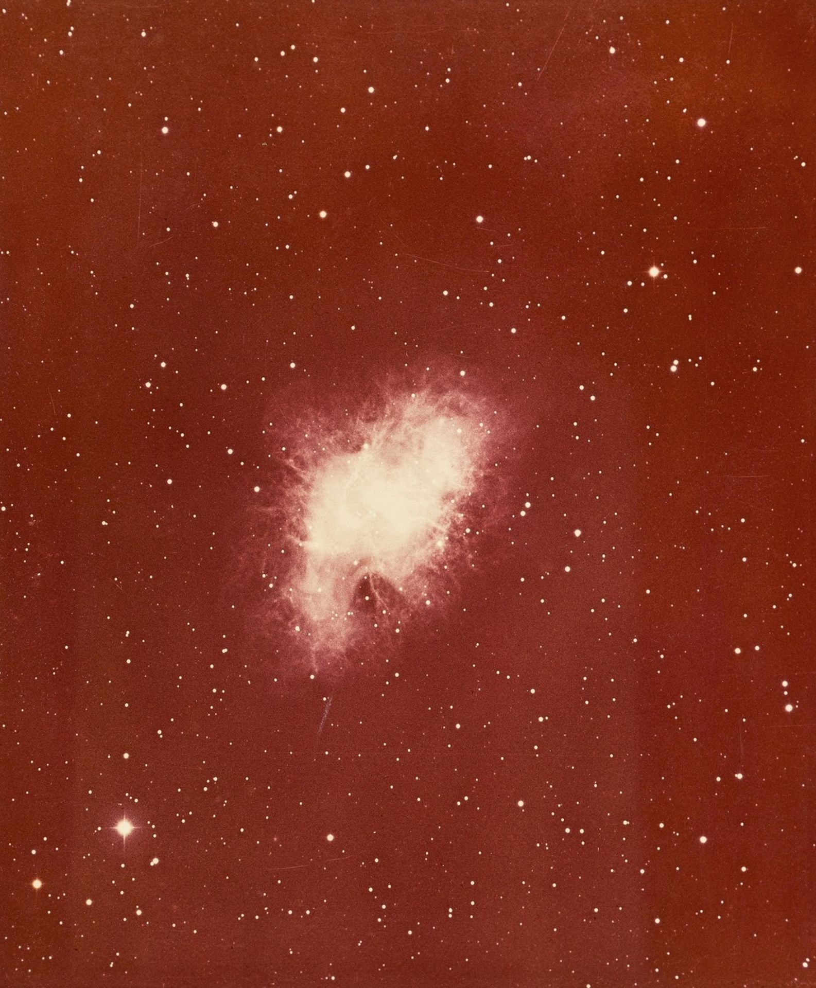 Unknown photographer Crab Nebula, c.1958, vintage chromogenic print.