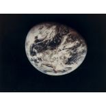 Apollo 8.- Anders (William) The First photograph of Earth taken by an astronaut, Dec. 1968, …