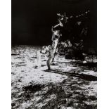 Apollo 11.- Armstrong (Neil) The First Photograph to show a Man on the Moon, July 1969, vintage …