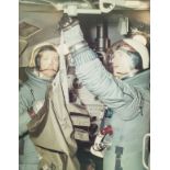 Gemini Astronauts.- Joseph P. Kerwin and Russell L. Schweickart inside the Lunar Excursion Module …