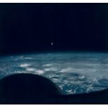 Gemini 7.- Lovell (James) Full Moon over the Earth, Dec. 1965, 2 consecutively numbered vintage …