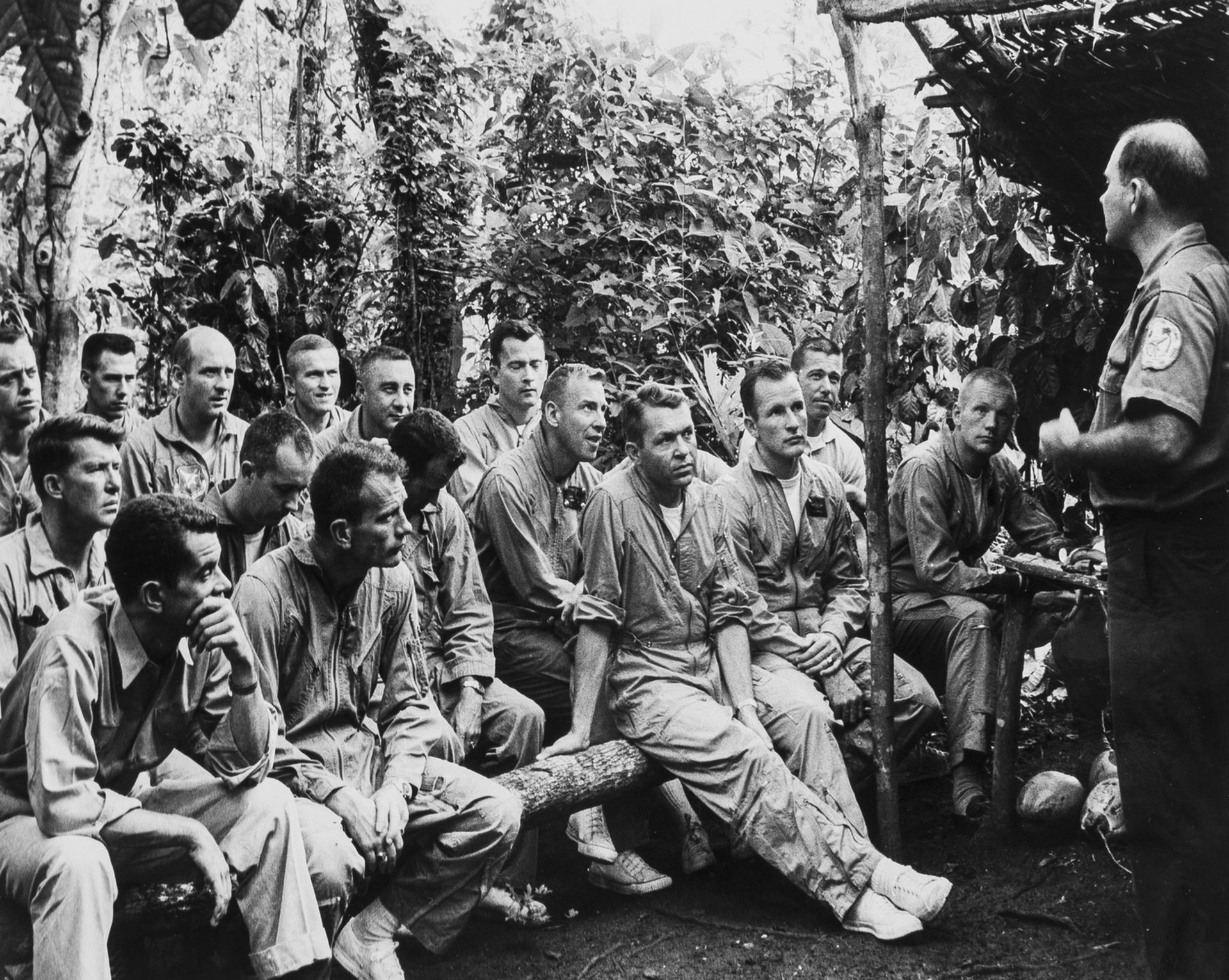 Sixteen astronauts take part in tropic survival training in the Canal Zone, Panama, June 1963, … - Image 3 of 3