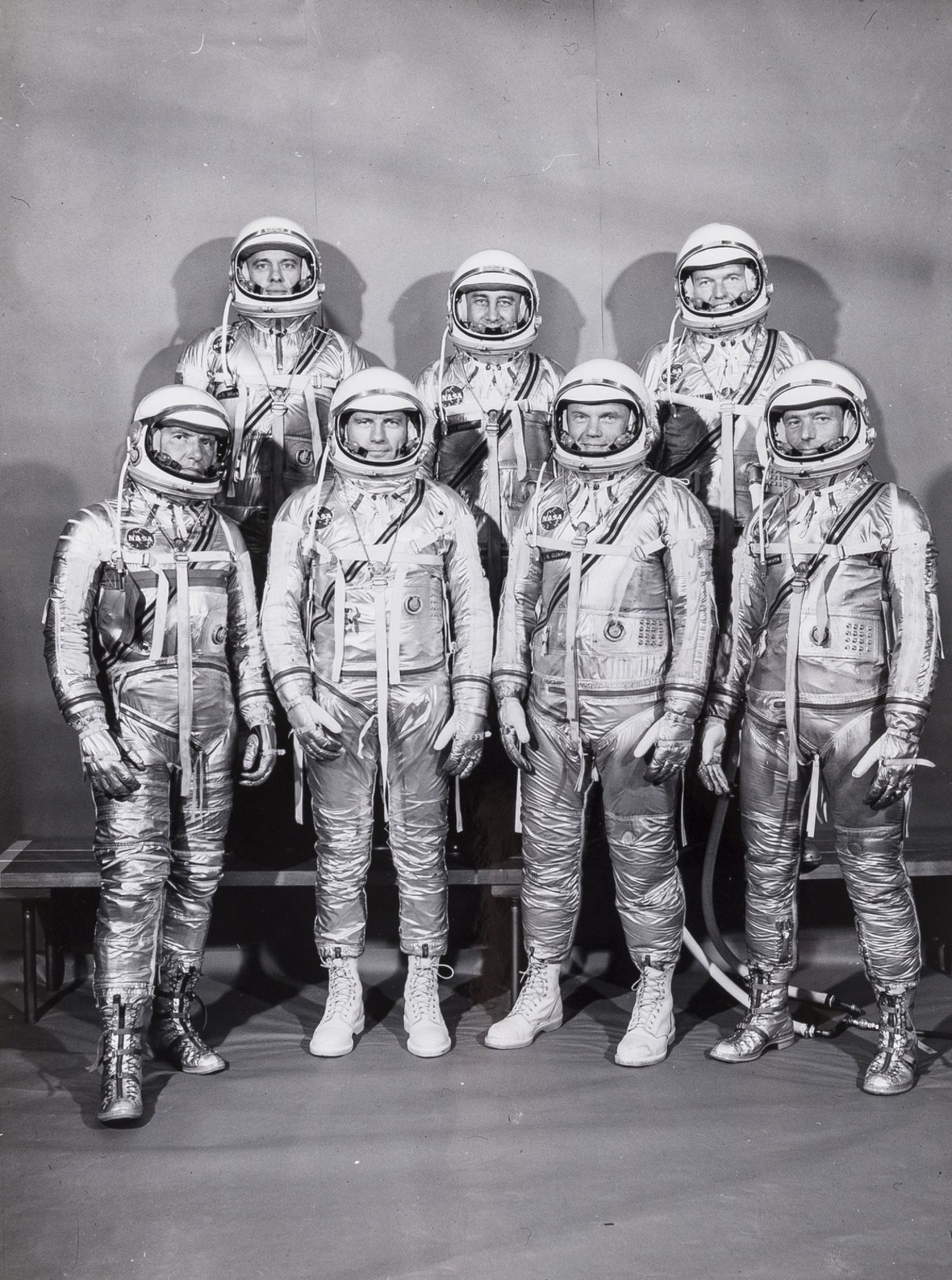 Morse (Ralph) The Mercury Seven, March 1960, vintage gelatin silver print.