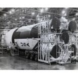 Saturn V.- Various stages of the assembly of the Saturn V rocket in preparation for its first …