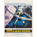 [Stanley Kubrick] 2001: A Space Odyssey, a window card poster, MGM, 1968, colour photolithograph …