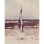 Mercury - Redstone 3.- The First American in Space, Mercury-Redstone 3 rocket carrying Alan …