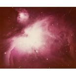 Astrophotography.- Unknown photographer Orion Nebula, c.1955, vintage chromogenic print.