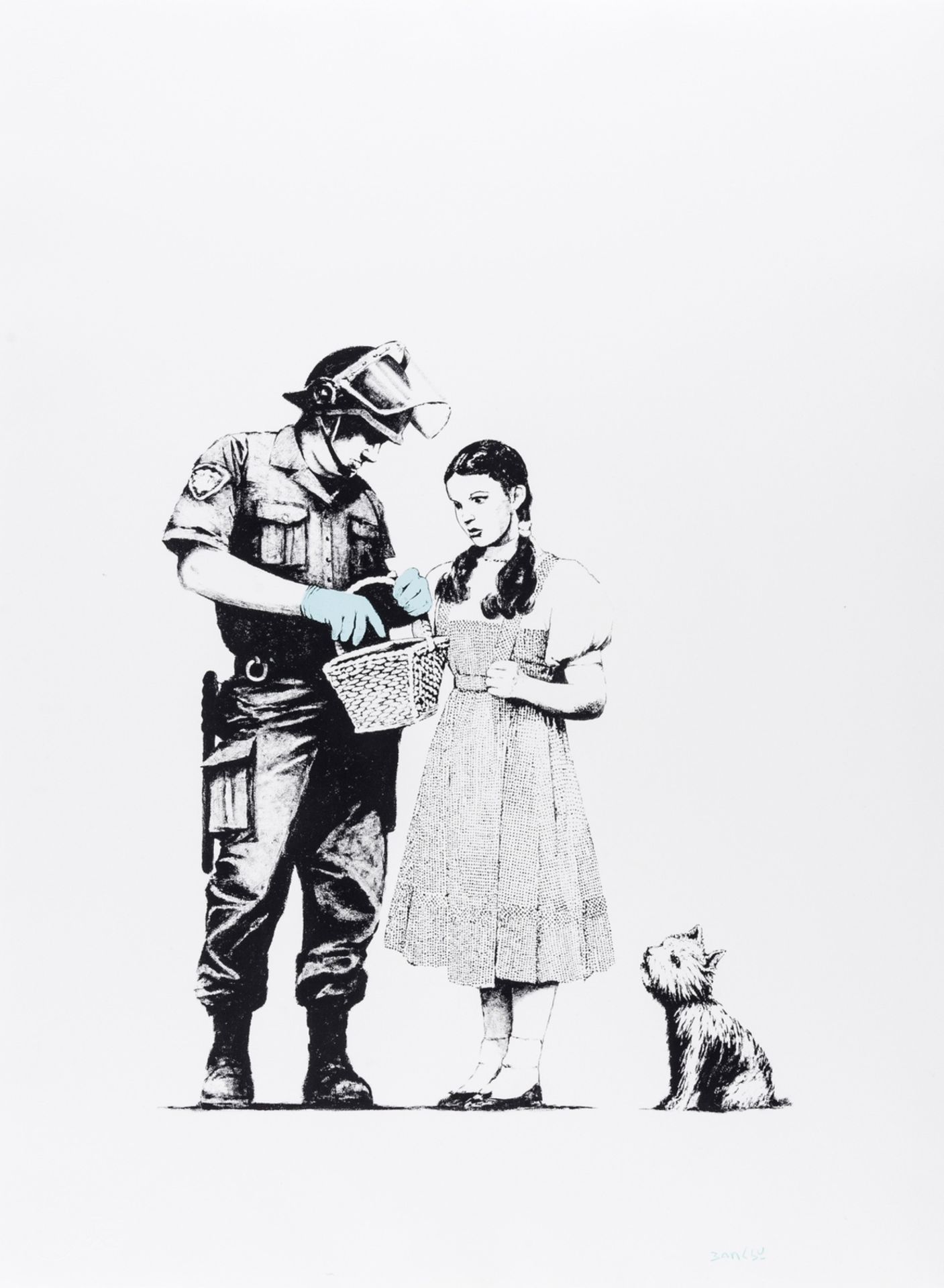 Banksy (b.1974) Stop and Search (Signed)