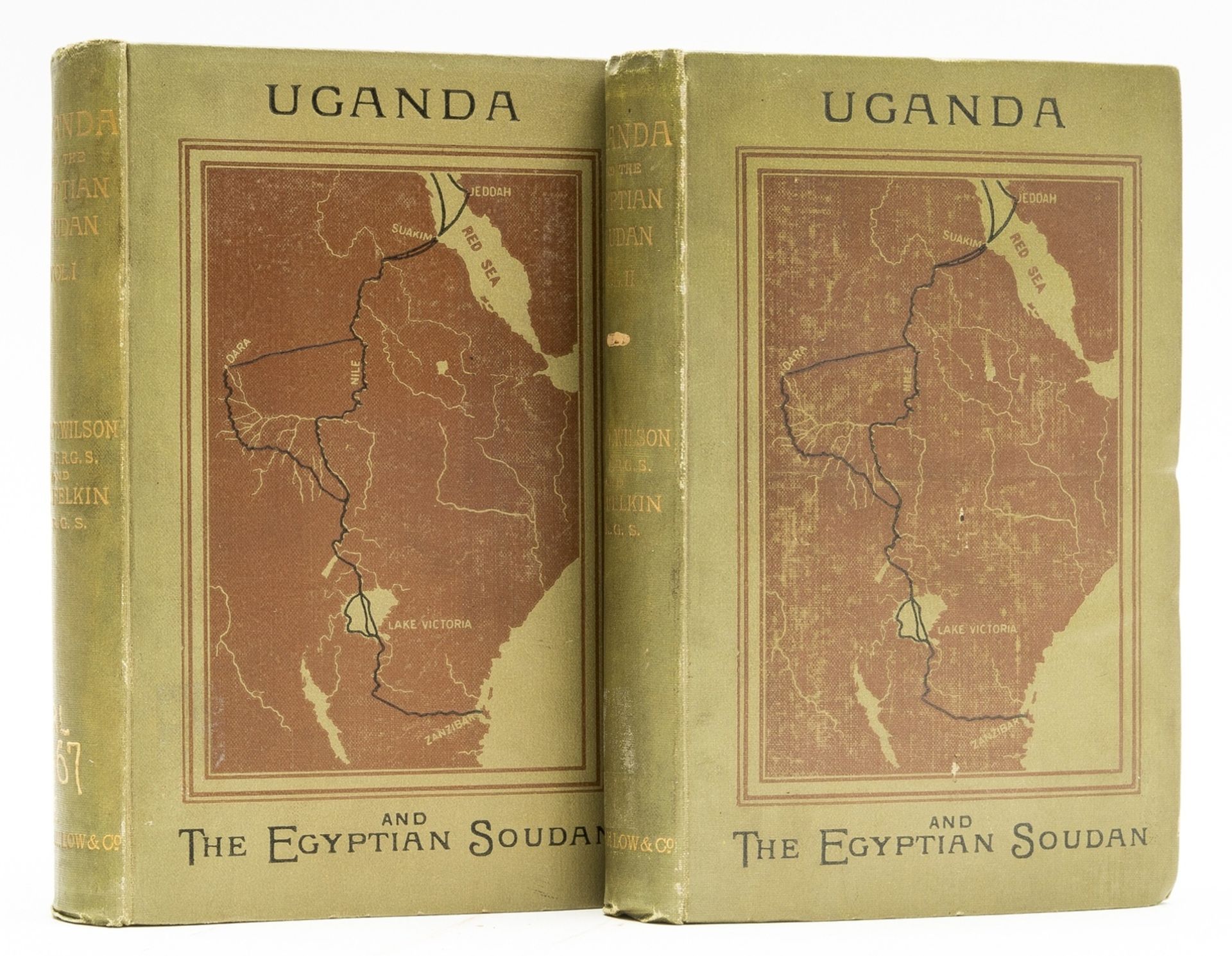 Africa.- Wilson (Rev. C. T.) Uganda and the Egyptian Soudan, 2 vol., first edition, 1882.