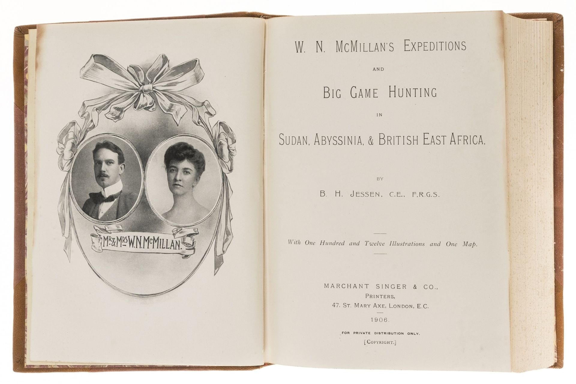 Africa.- Big Game.- Jessen (Burchard Heinrich) W. N. McMillan's Expeditions and Big Game Hunting …