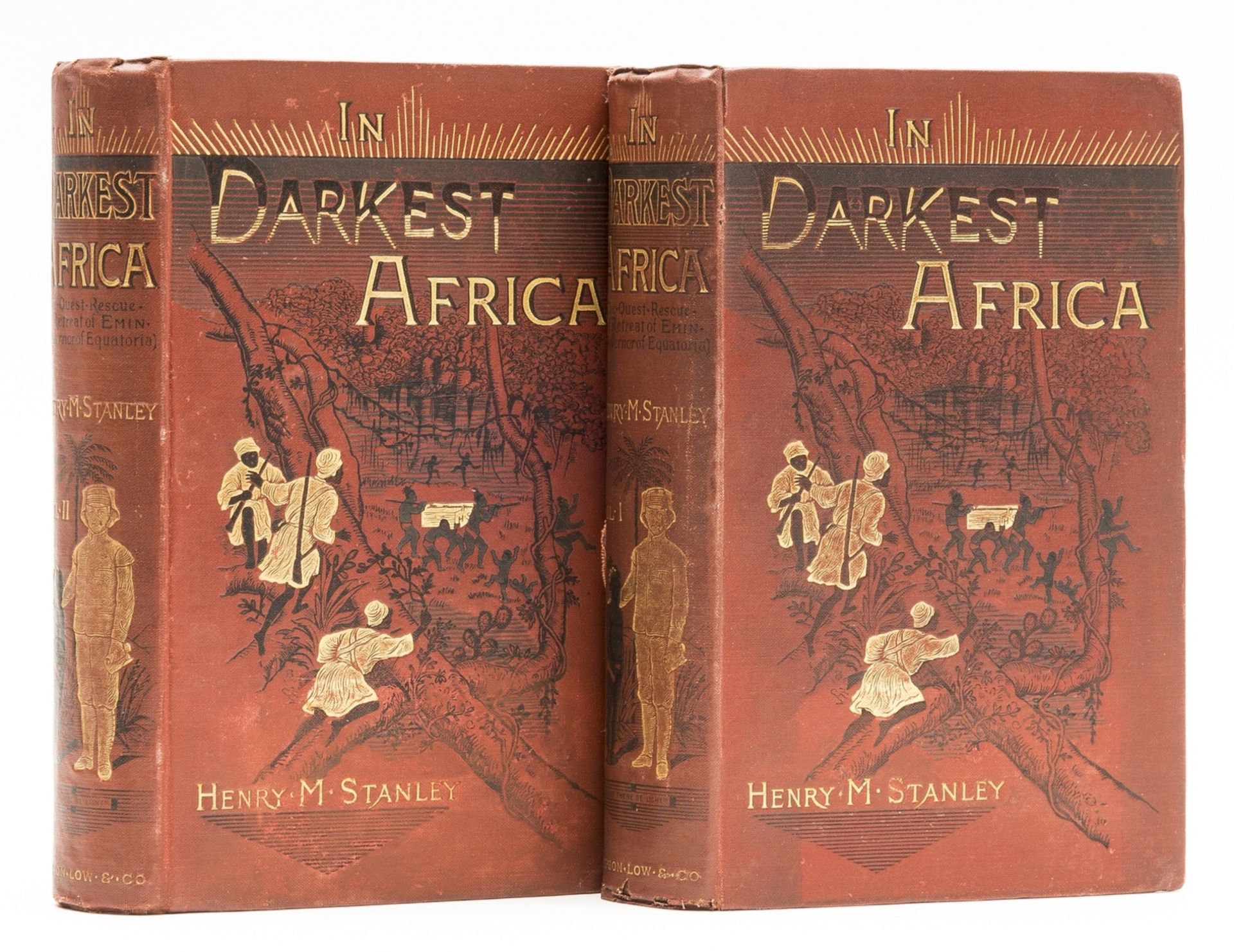 Africa.- Stanley (Henry Morton) In Darkest Africa, 2 vol., first edition, 1890.