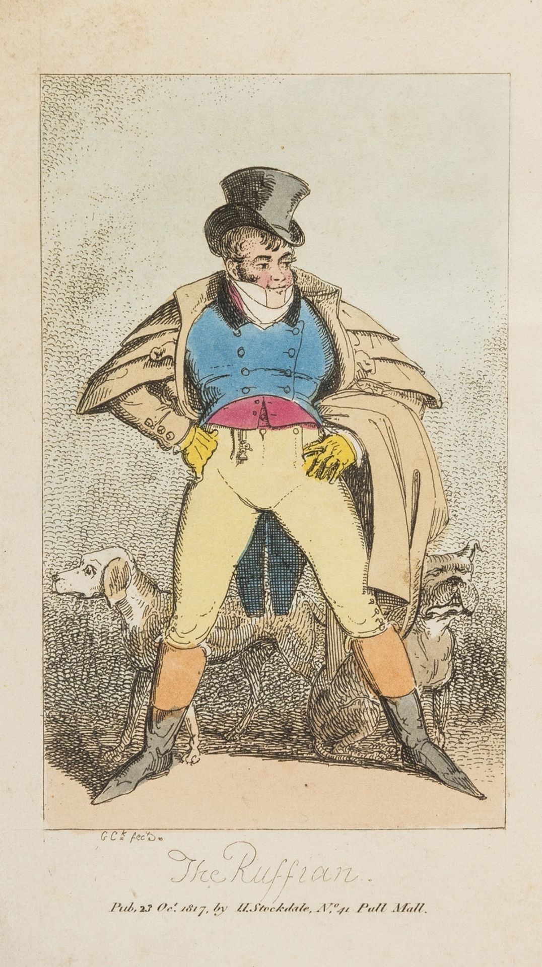 Cruikshank (George) Fashion. Dedicated to all the Town, 5 hand-coloured etchings, 1818 & others …