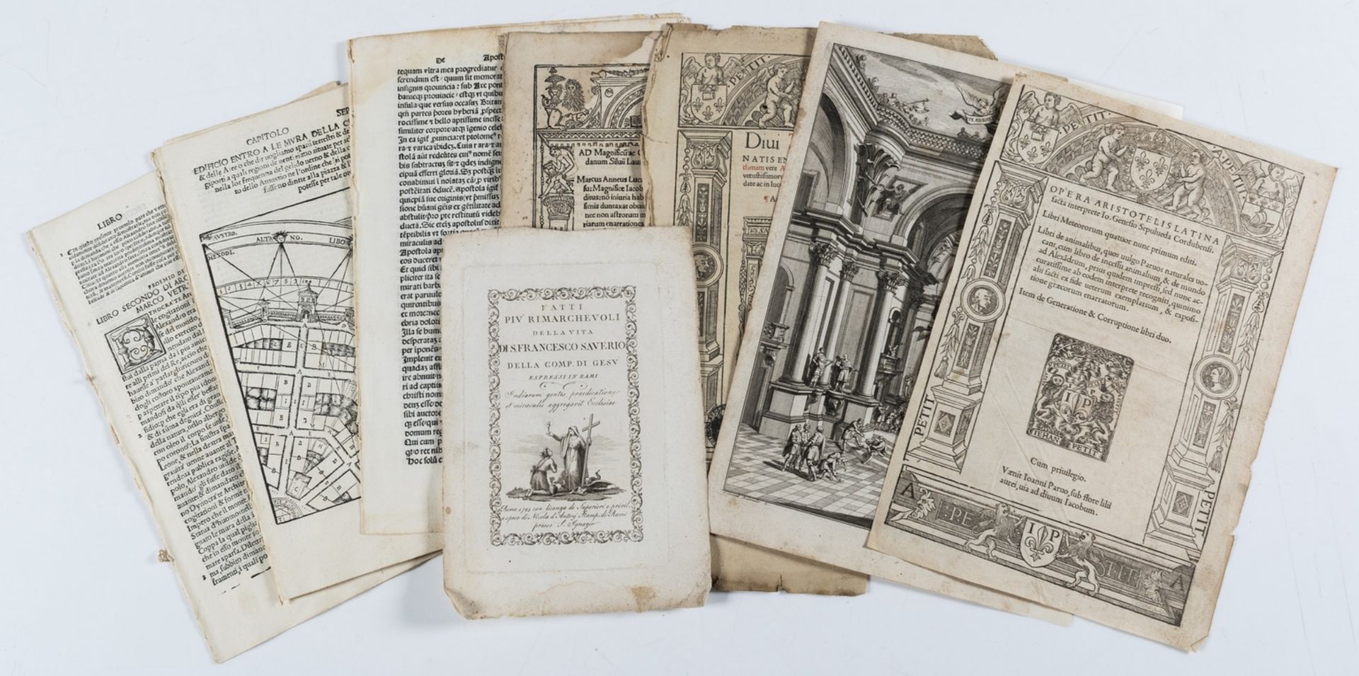 Continental printing.- A group of c.100 leaves from continental books of the 15th to 18th …