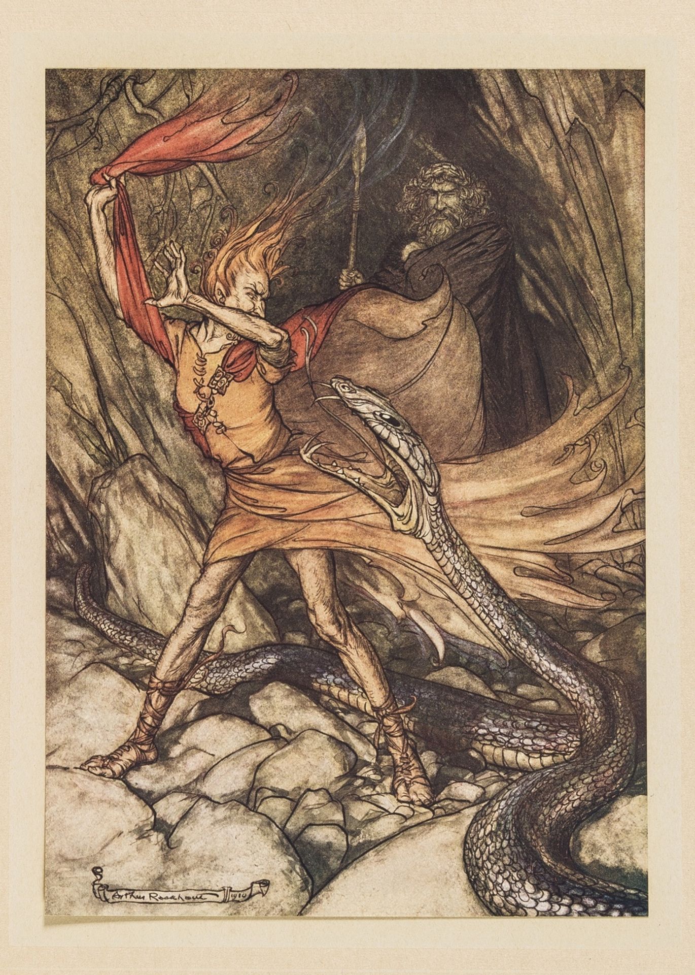 Rackham (Arthur).- Wagner (Richard) The Rhinegold & the Valkyrie, 1910 & others illustrated by …