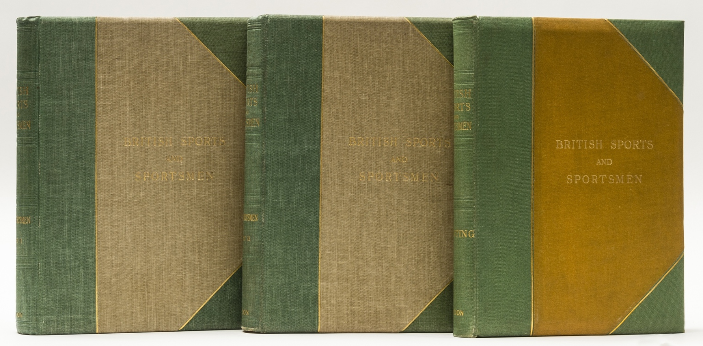 Sport.- British Sports and Sportsmen, 3 vol., limited editions of 1000, c.1912.