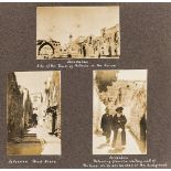Middle East.- [World War One photograph album], c.65 albumen prints showing Iraq, Palestine and …