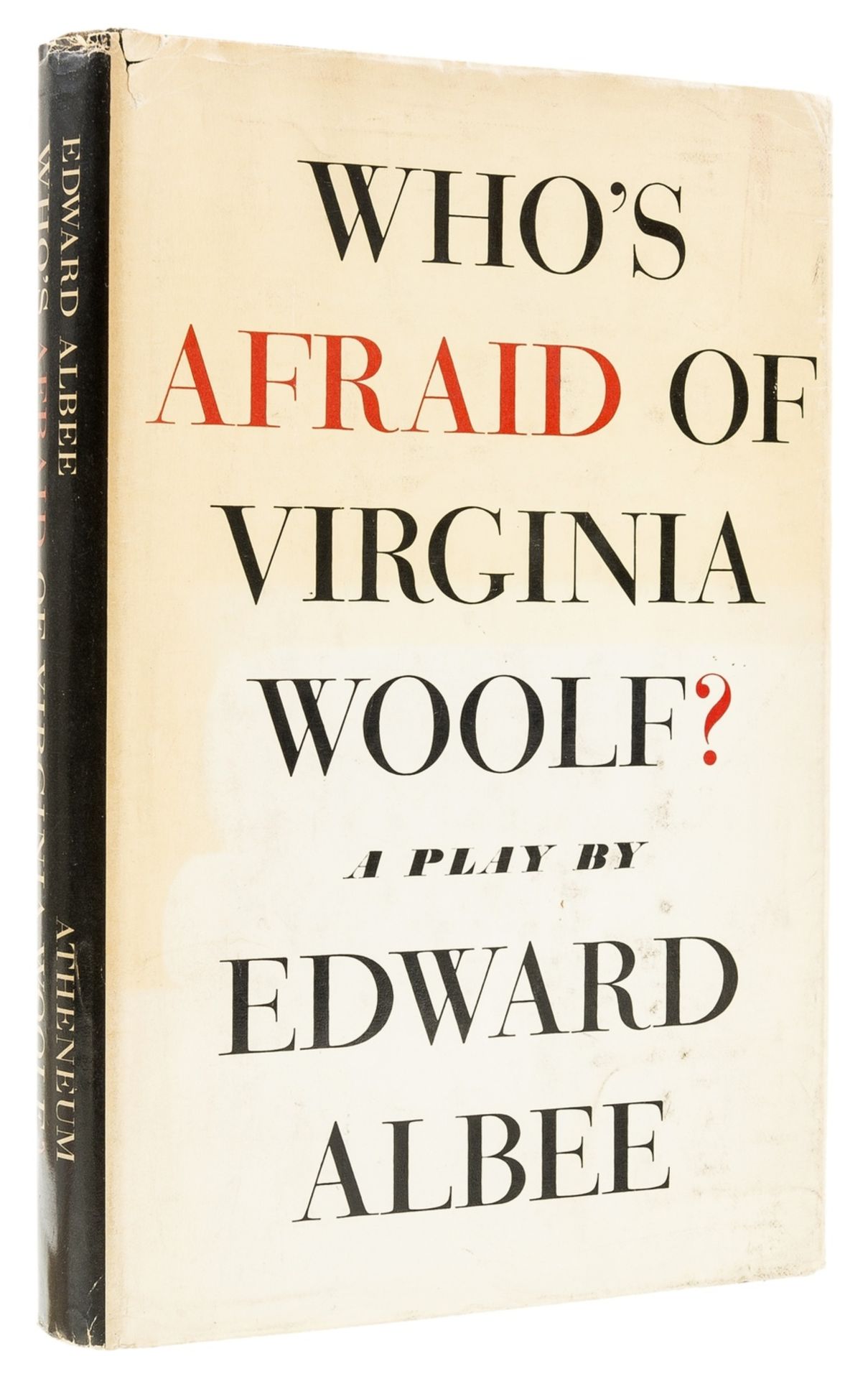 Albee (Edward) Who's Afraid of Virginia Woolf?, first edition, signed by the author, New York, …