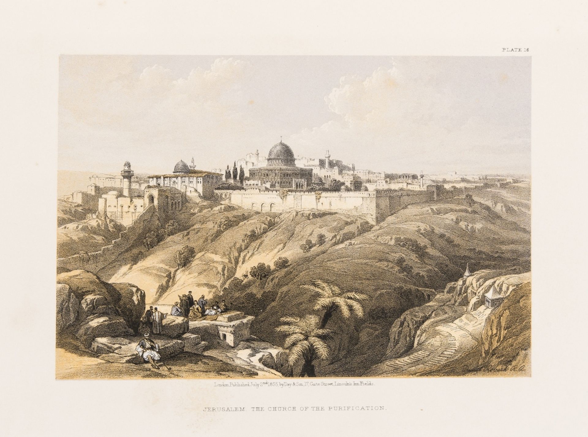 Holy Land.- Roberts (David) The Holy Land, Syria, Idumea, Arabia and Nubia, 6 vol. in 3, 1855. - Image 2 of 2