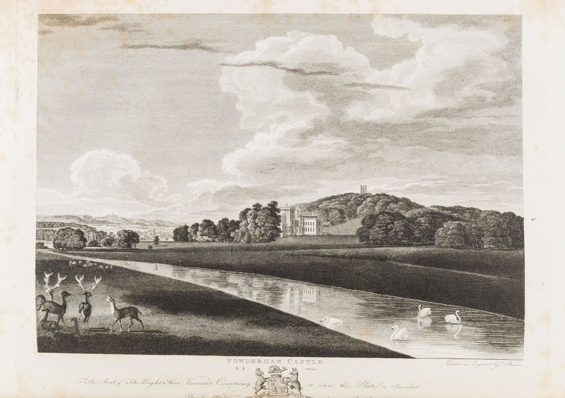 Devon.- Polwhele (Rev. Richard) 3 vol. in 1, The History of Devonshire, Exeter, 1797-1806. - Bild 2 aus 2