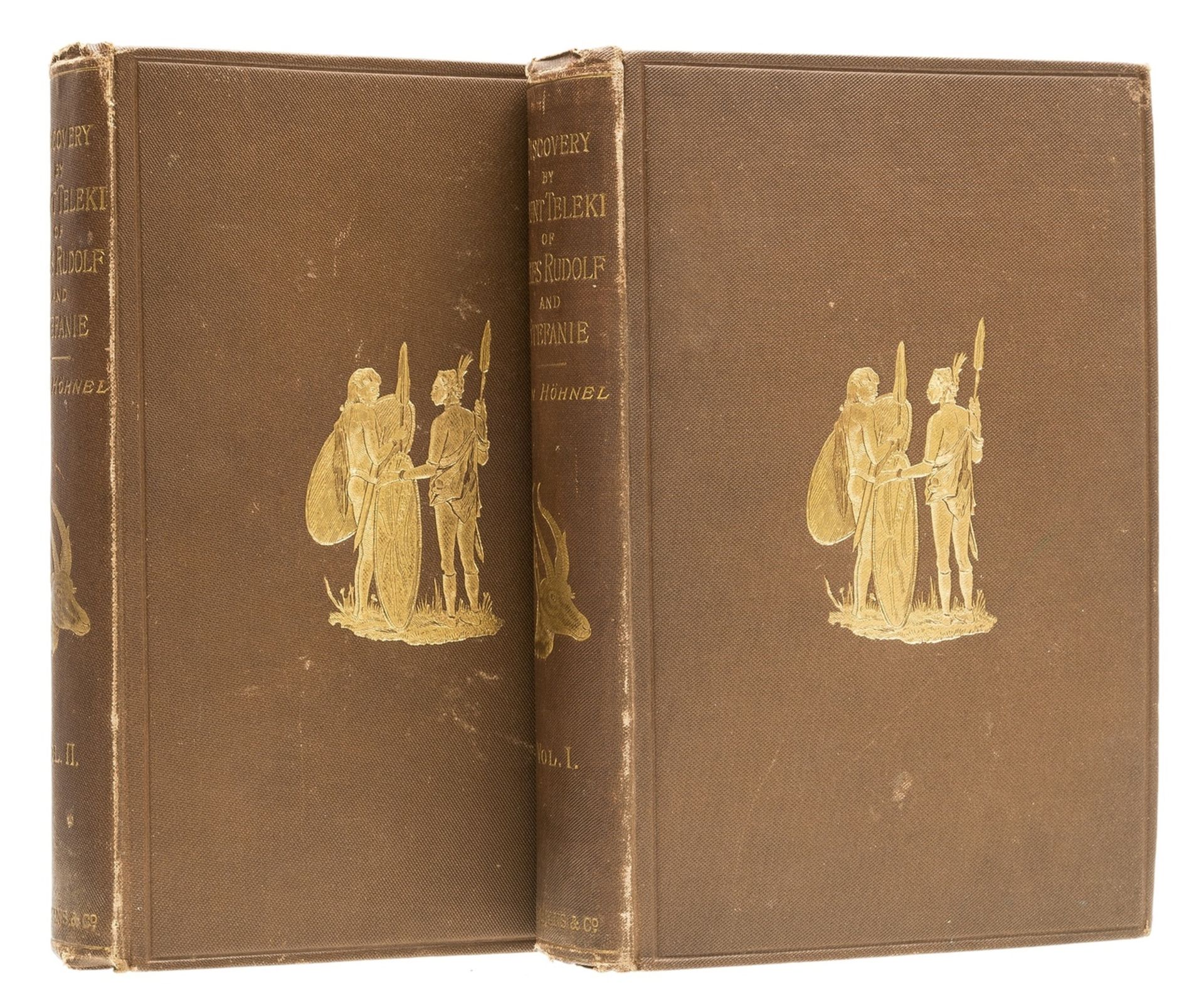 Africa.- Hohnel (Lt. Ludwig von) Discovery of Lakes Rudolf and Stefanie, 2 vol., first English …
