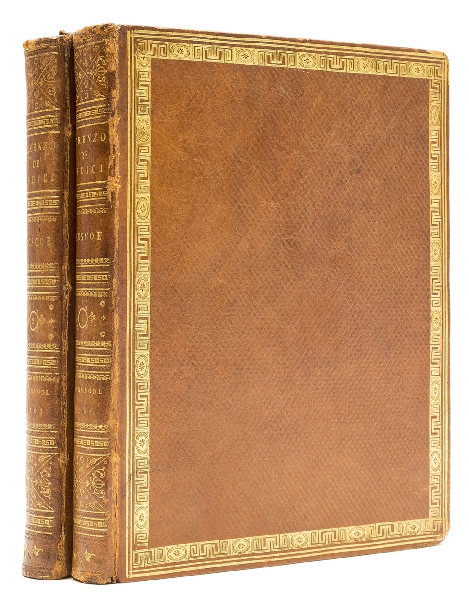 Roscoe (William) The Life of Lorenzo de' Medici, called the Magnificent, 2 vol., handsome …