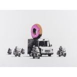Banksy (b.1974) Donuts (Strawberry) (Signed)