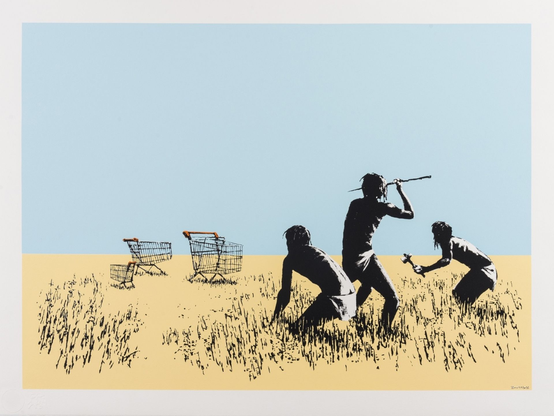 Banksy (b.1974) Trolleys (Colour) (Signed)