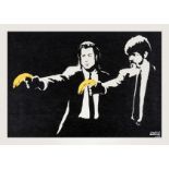 Banksy (b.1974) Pulp Fiction (Signed)