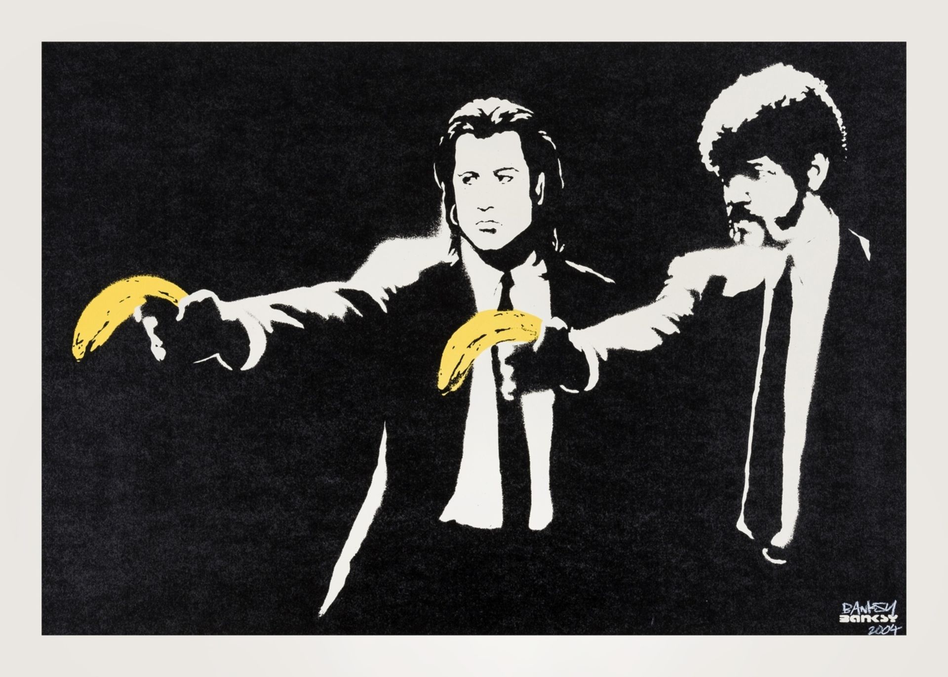 Banksy (b.1974) Pulp Fiction (Signed)