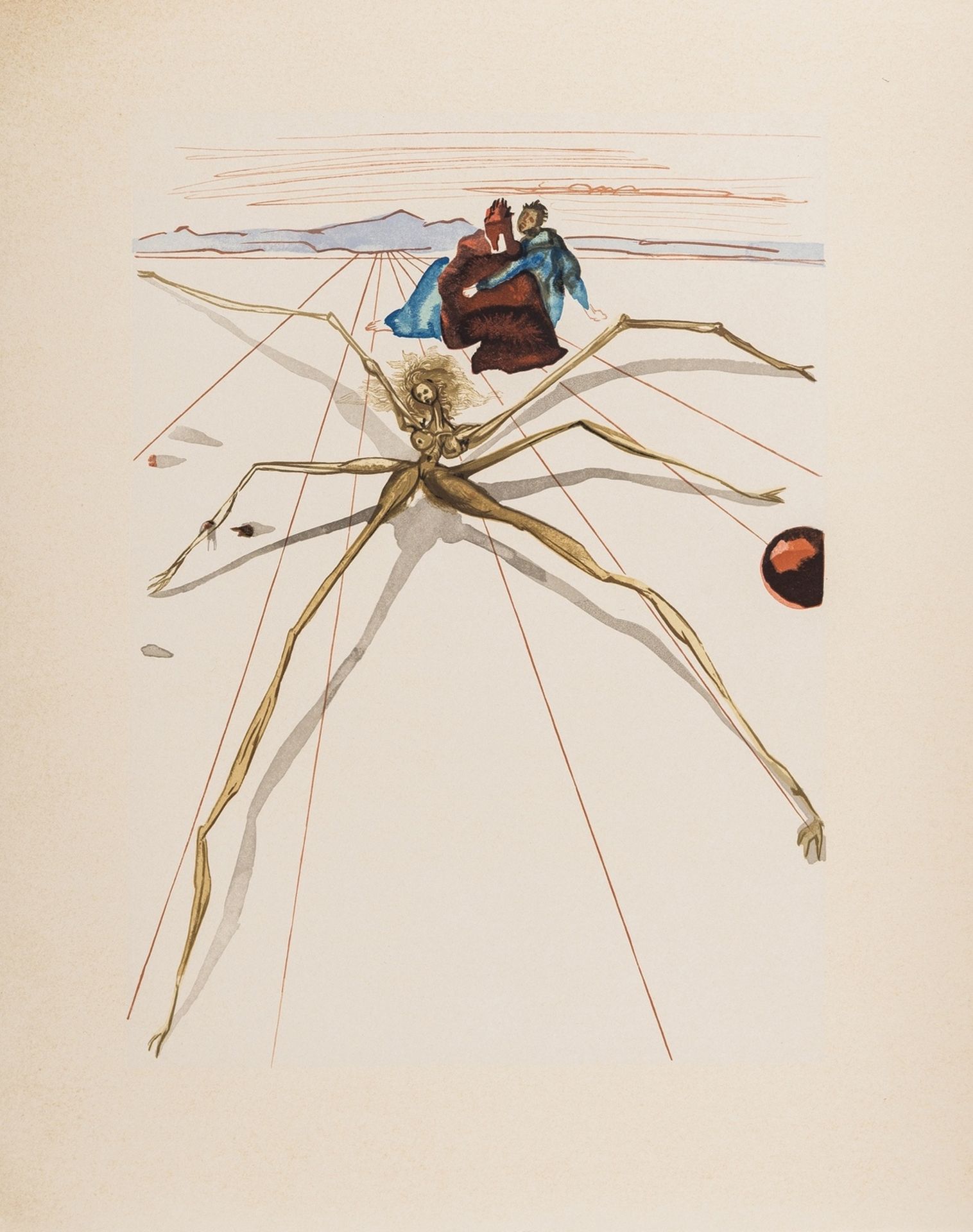 Salvador Dali (1904-1989) La Divine Comédie (The Divine Comedy) (M&L 1039-1138; Field p.190) - Image 4 of 6