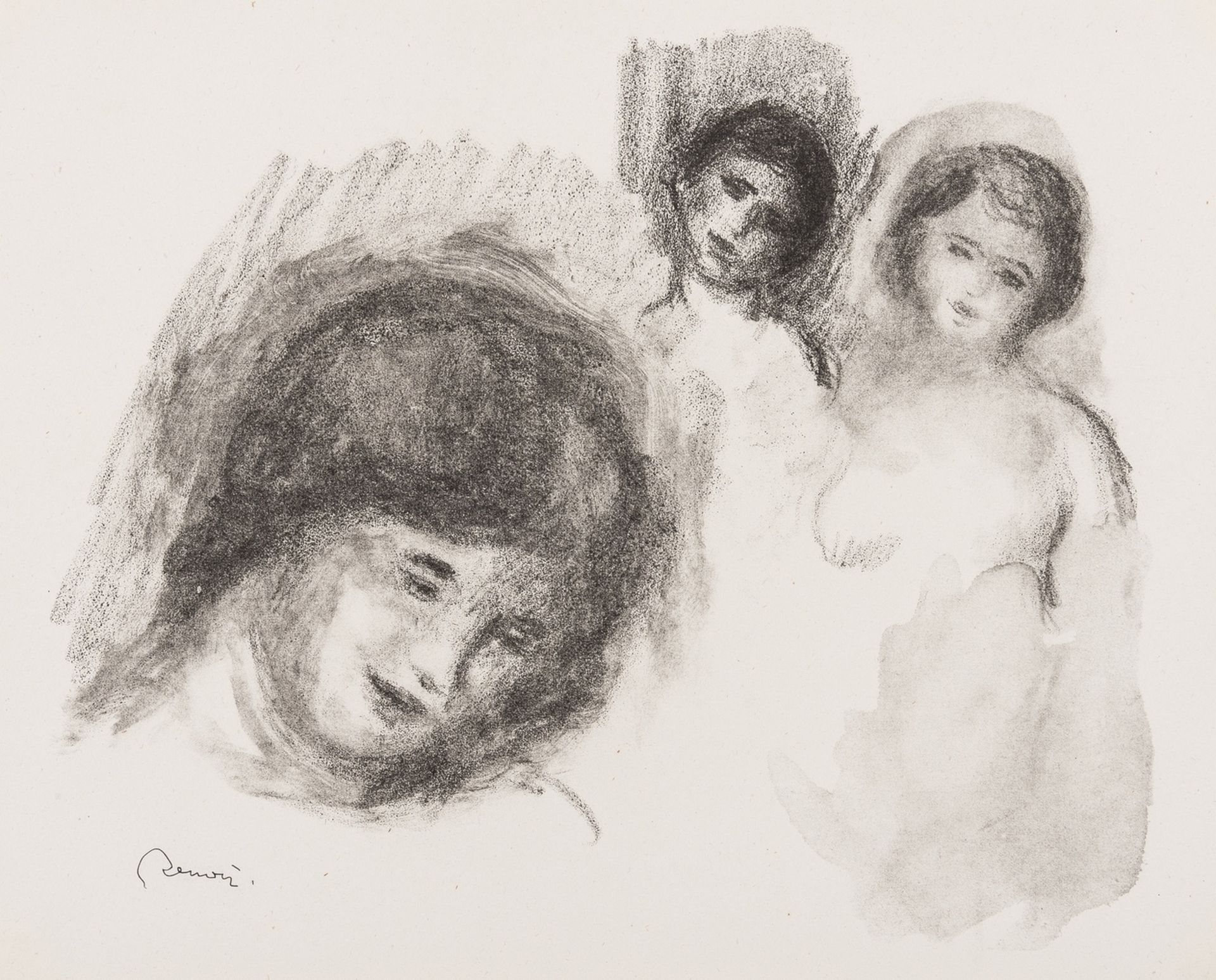 Pierre-Auguste Renoir (1841-1919) La Pierre au Trois Croquis (Delteil 41, Stella 41)