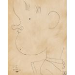 Jean Cocteau (1889-1963) Portrait de Georges Auric Pen and ink with wash, 1917, signed, titled and …