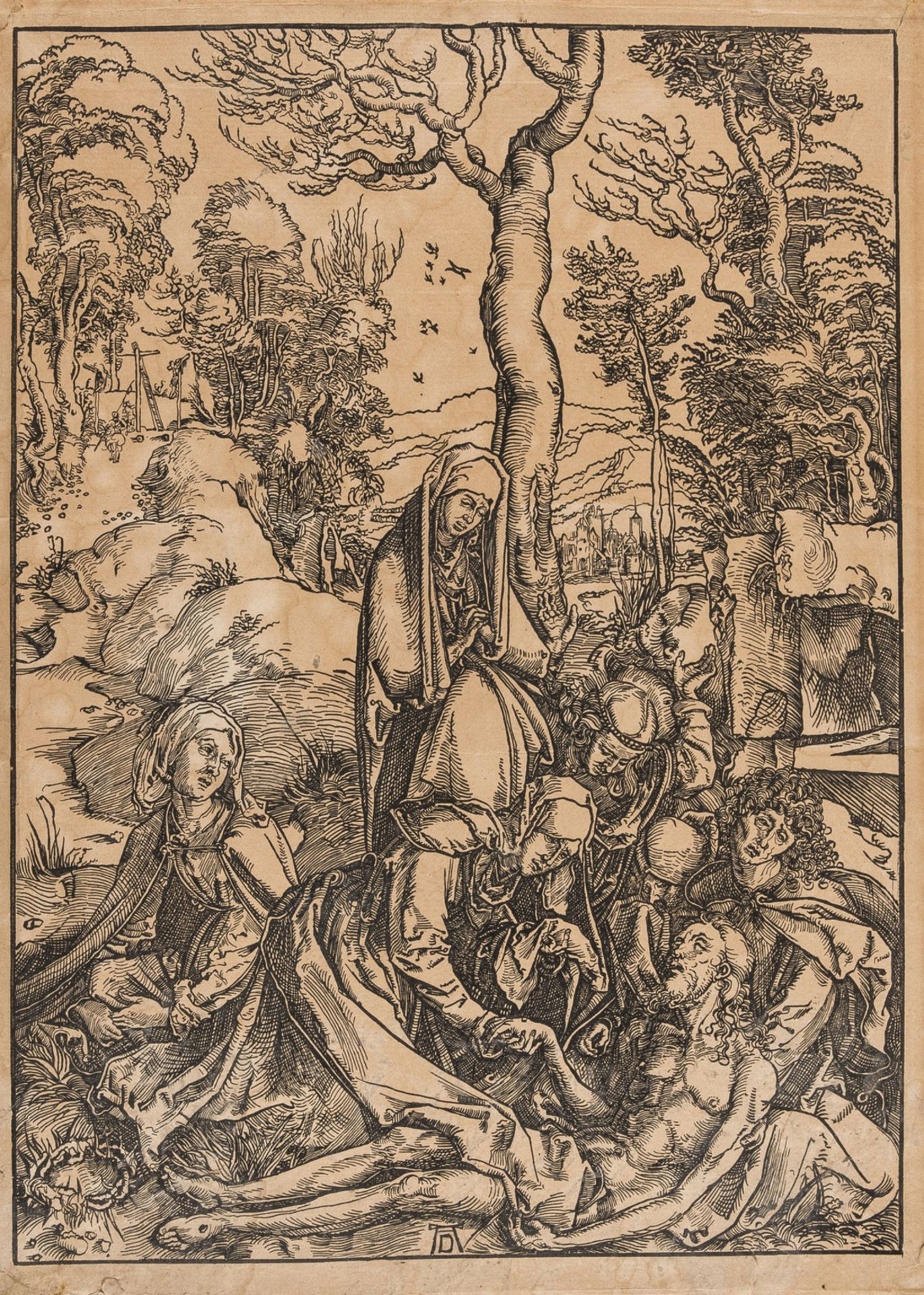 Albrecht Dürer (1471-1528) The Birth of the Virgin, from: The Life of the Virgin - Image 3 of 3