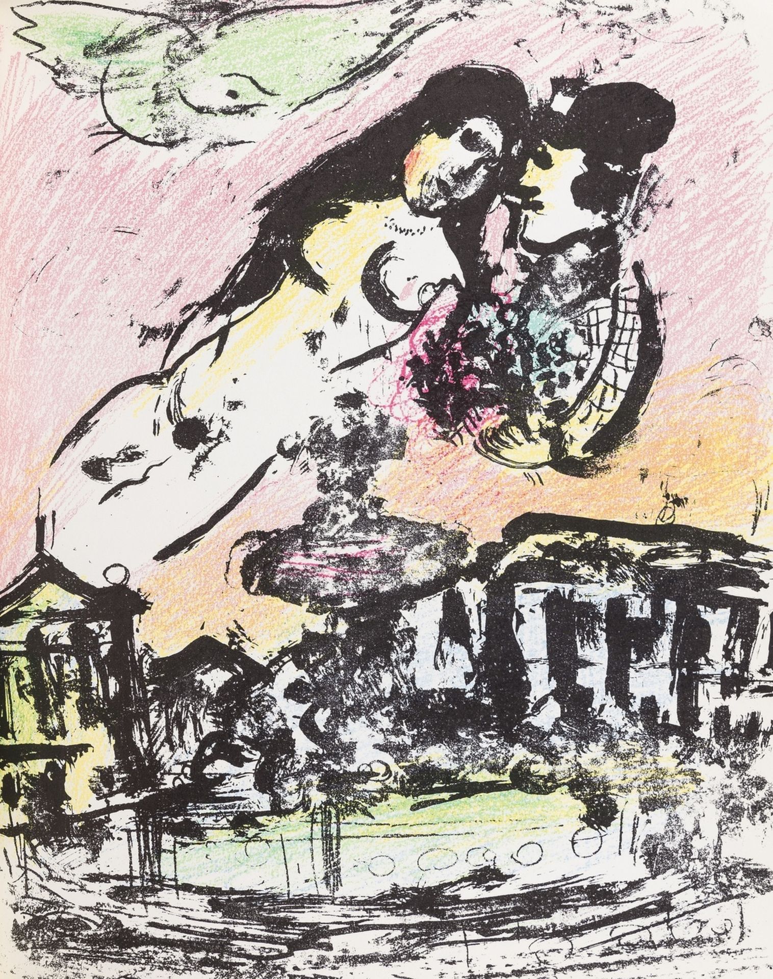 Marc Chagall (1887-1985) Chagall Lithograph I-IV 1969-1973 - Image 3 of 4