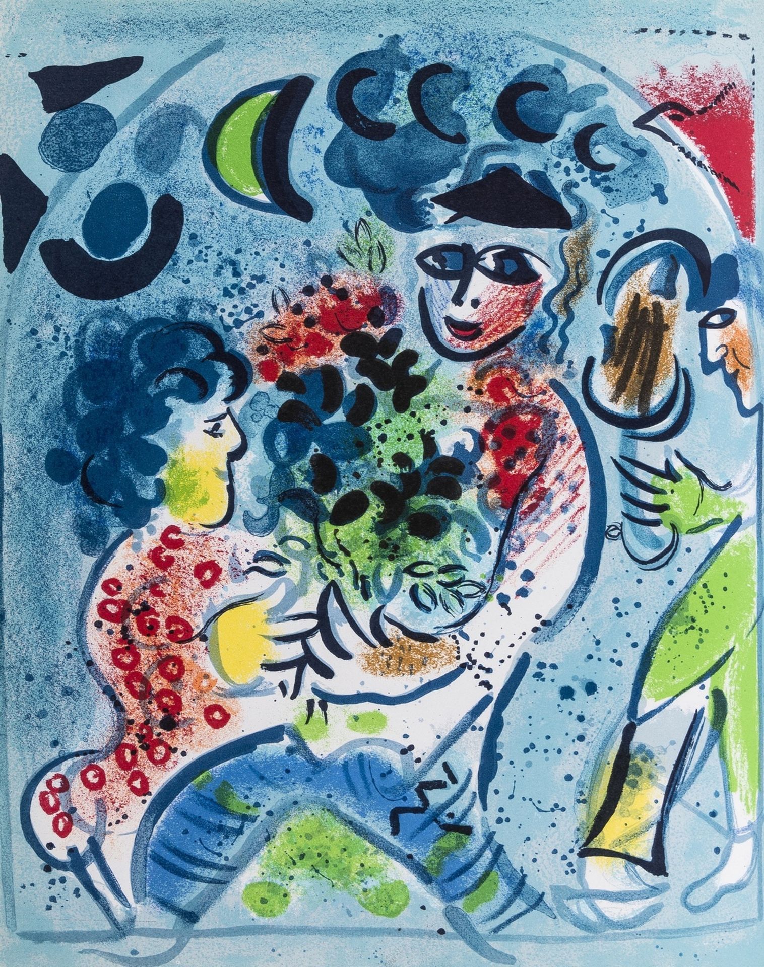 Marc Chagall (1887-1985) Chagall Lithograph I-IV 1969-1973 - Image 2 of 4