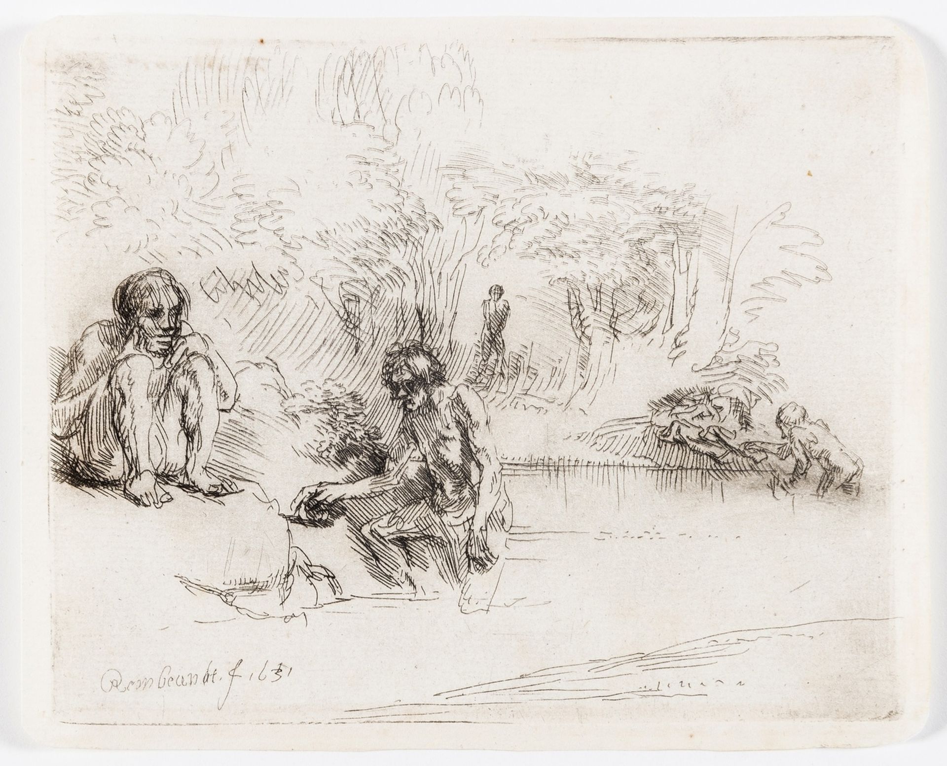 Rembrandt van Rijn (1606-1669) The Bathers